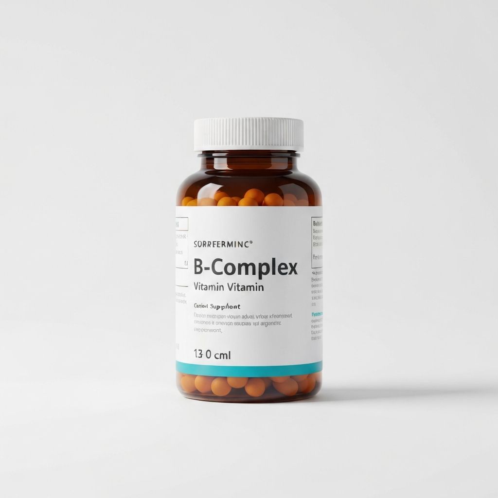 B-Komplex Vitamin Flasche